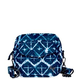NWT: LUG SWING CONVERTIBLE CROSSBODY BELT BAG: DIMOND NAVY